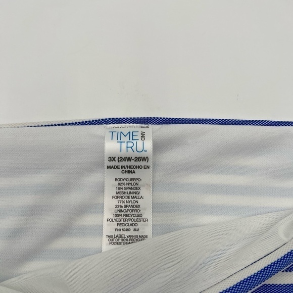 Time and Tru Women's Scrunch Side Bikini Swim Bottoms 3X NWT - Picture 8 of 8